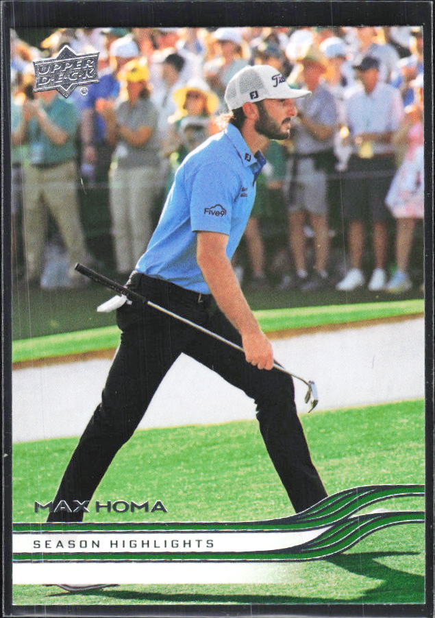 Max Homa 2026 Upper Deck Golf #55 – framsida