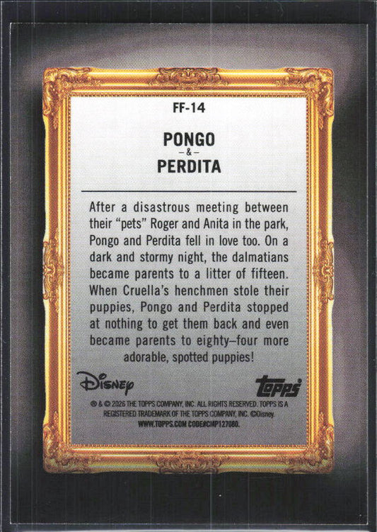 Pongo & Perdita 2026 Disney Neon Family First #FF-14 – baksida