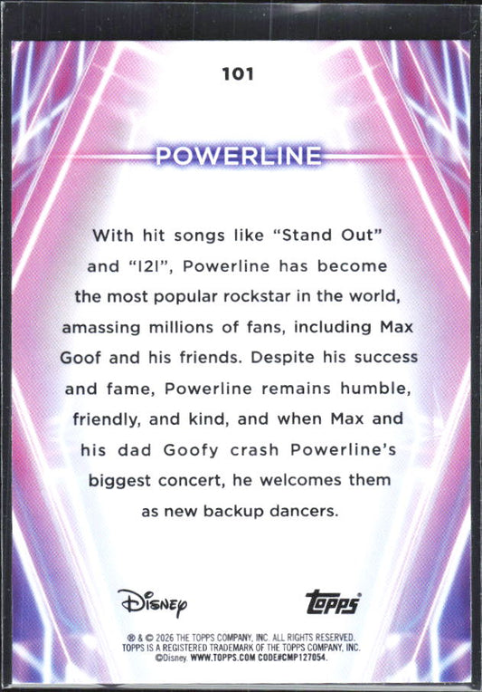 Powerline 2026 Disney Neon #101 – baksida