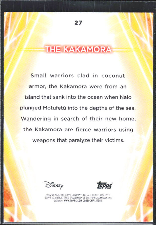 The Kakamora 2026 Disney Neon #27 – baksida