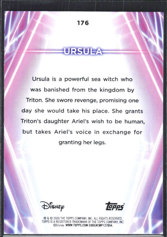 Ursula 2026 Disney Neon #176 – baksida