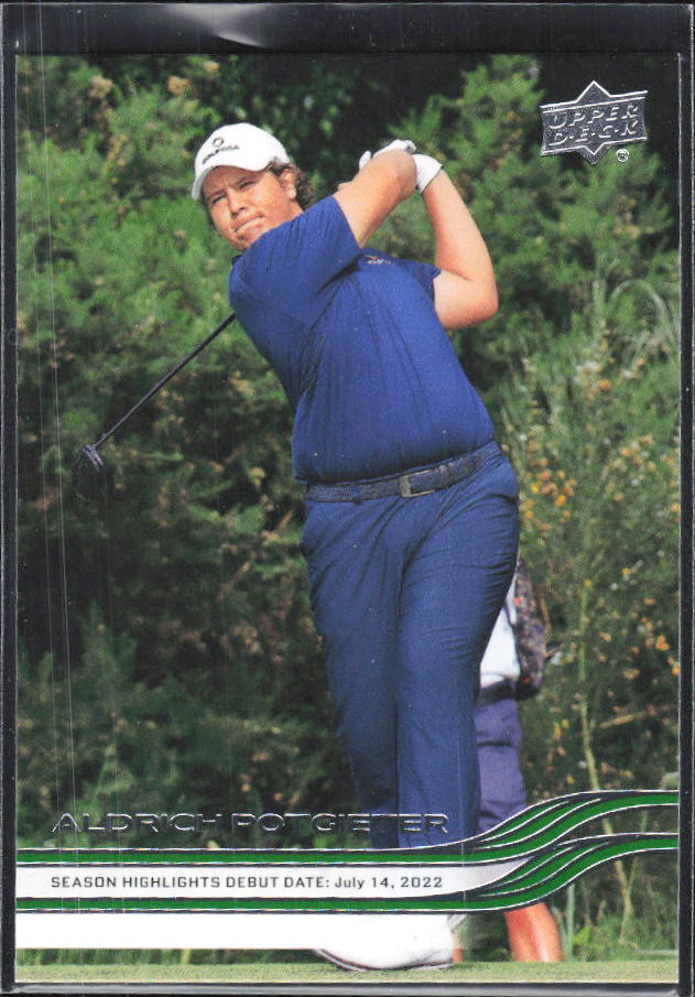 Aldrich Potgieter 2026 Upper Deck Golf #85 – framsida