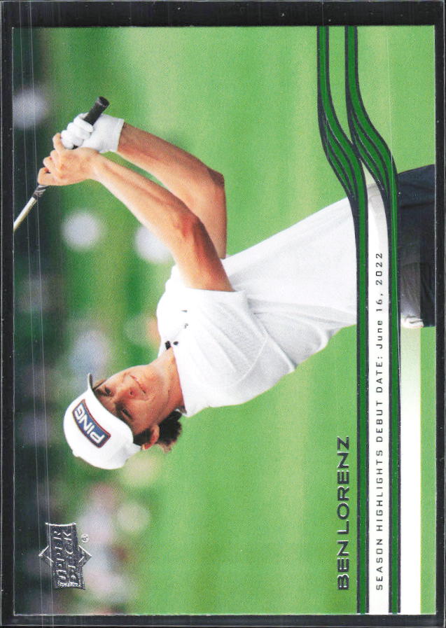 Ben Lorenz 2026 Upper Deck Golf #99 – framsida