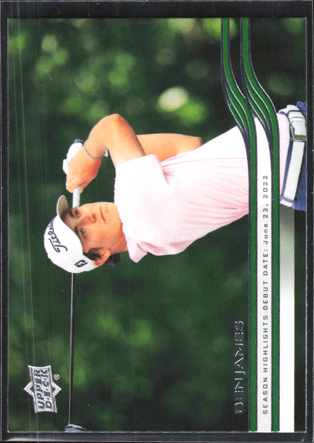 Ben James 2026 Upper Deck Golf #83 – framsida