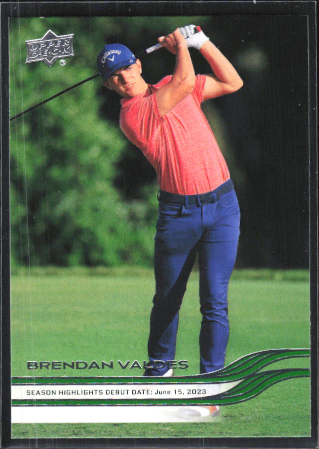Brendan Valdes 2026 Upper Deck Golf #94 – framsida
