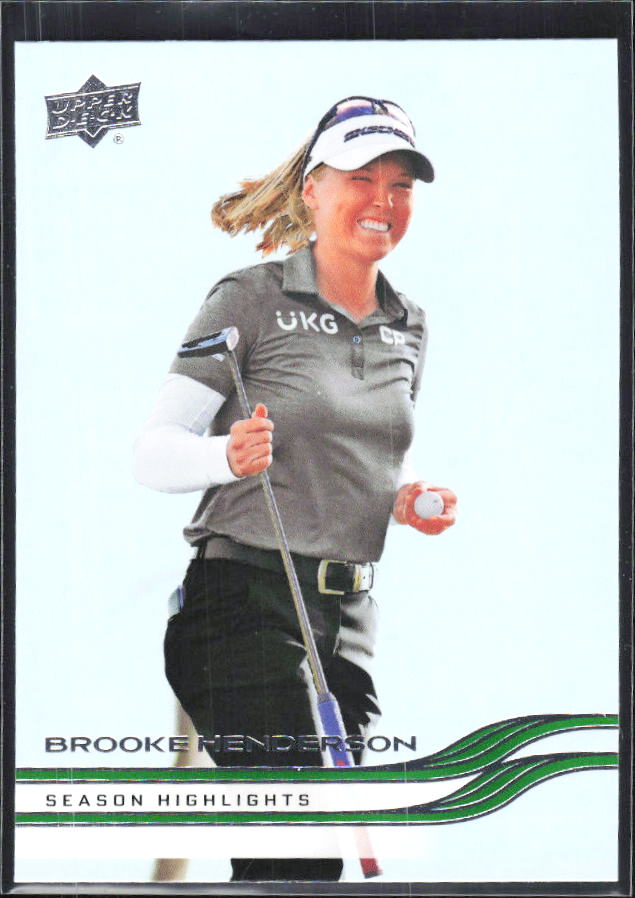 Brooke Henderson 2026 Upper Deck Golf #65 – framsida