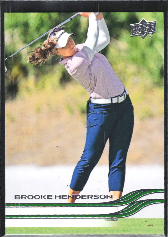 Brooke Henderson 2026 Upper Deck Golf #33 – framsida