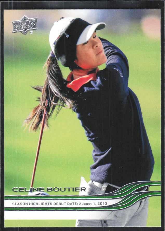 Celine Boutier 2026 Upper Deck Golf #82 – framsida