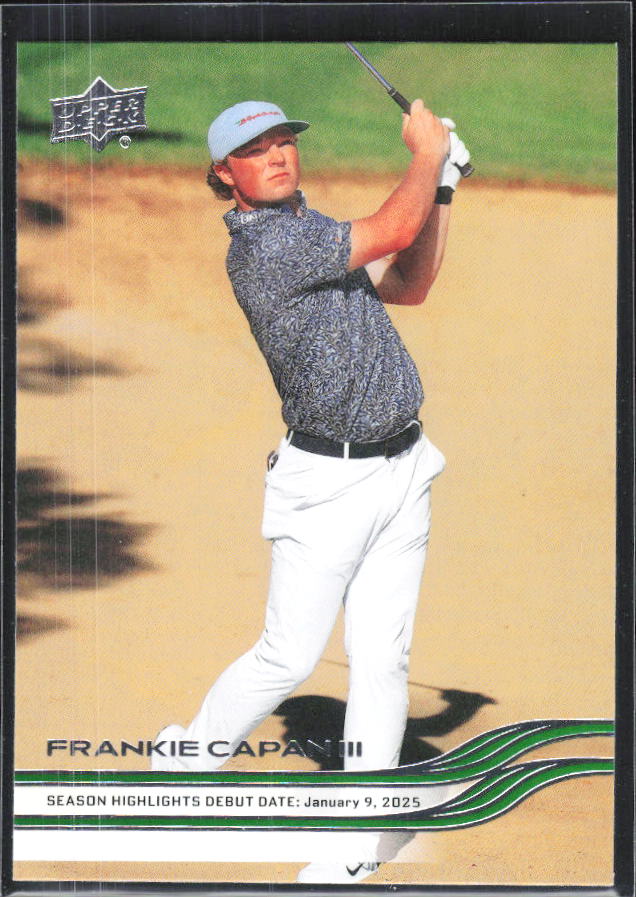 Frankie Capan III 2026 Upper Deck Golf #81 – framsida