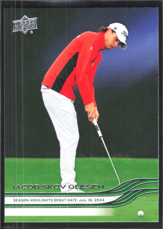 Jacob Skov Olesen 2026 Upper Deck Golf #71 – framsida