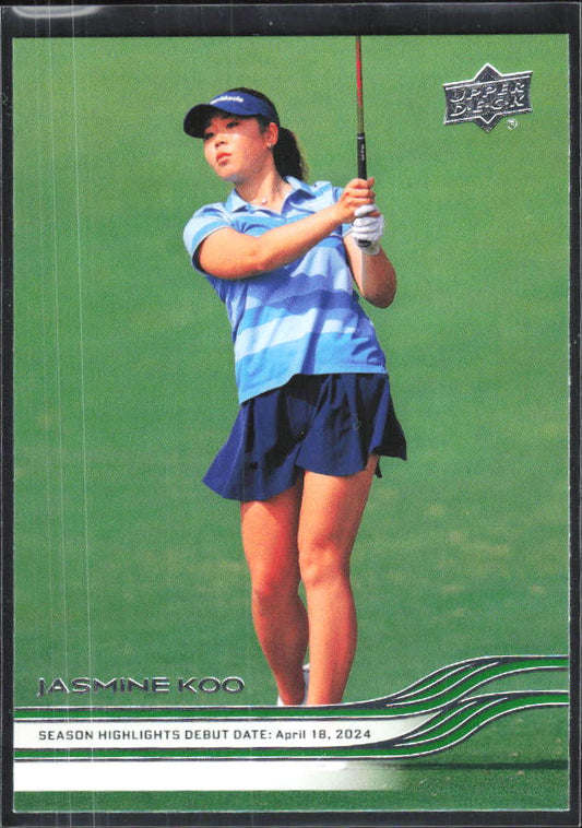 Jasmine Koo 2026 Upper Deck Golf #89 – framsida