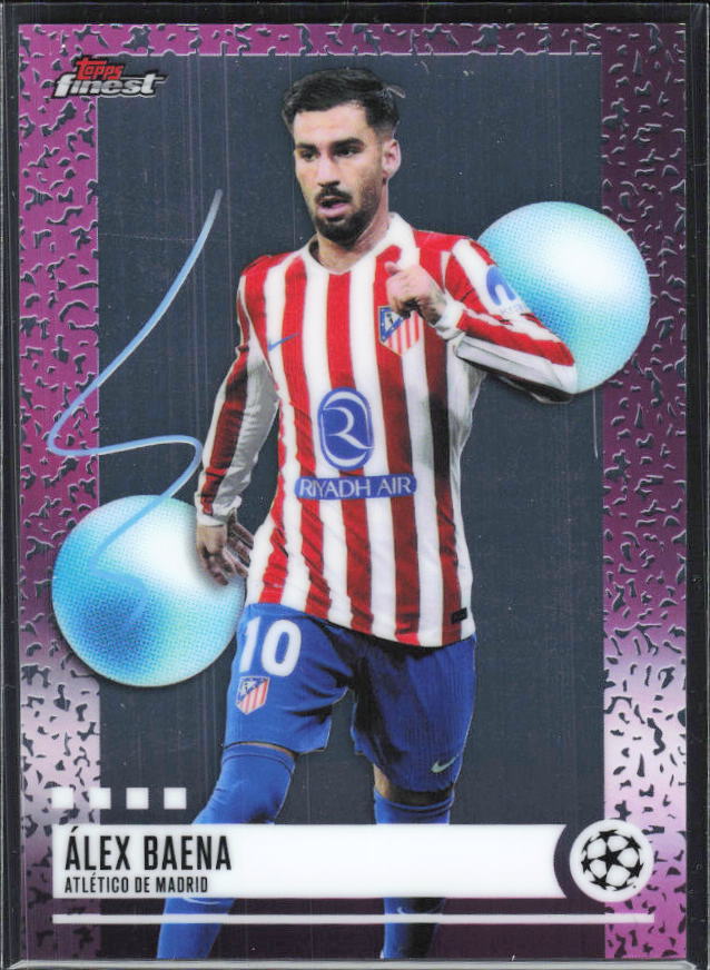 Álex Baena 2025-26 Finest UEFA Uncommon #296 – framsida