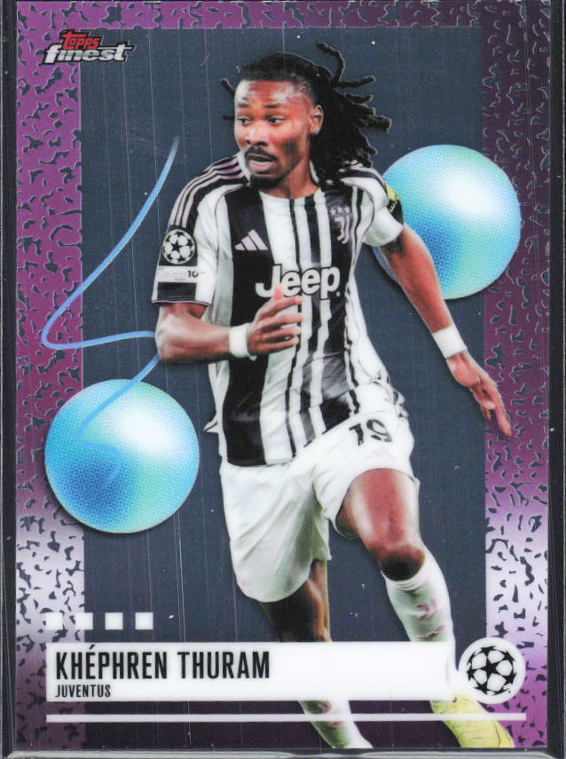 Khéphren Thuram 2025-26 Finest UEFA Uncommon #337 – framsida