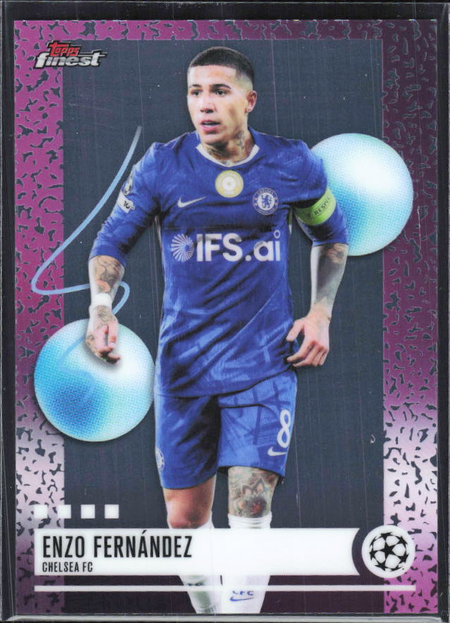 Enzo Fernández 2025-26 Finest UEFA Uncommon #231 – framsida