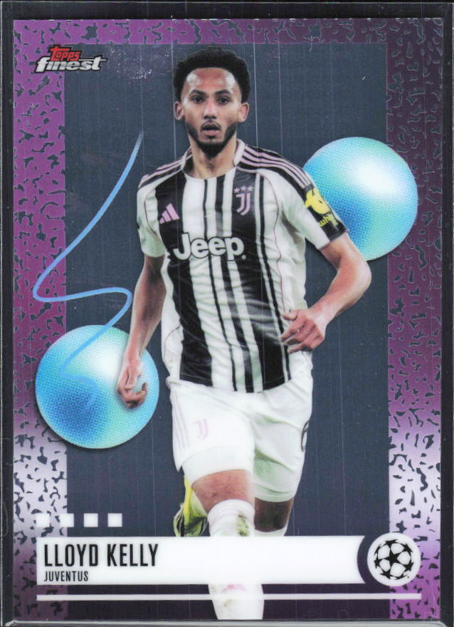 Lloyd Kelly 2025-26 Finest UEFA Uncommon #338 – framsida