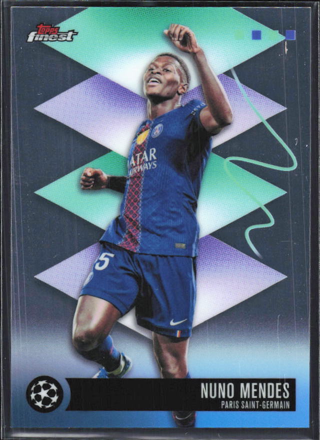 Nuno Mendes 2025-26 Finest UEFA Rare #567 – framsida
