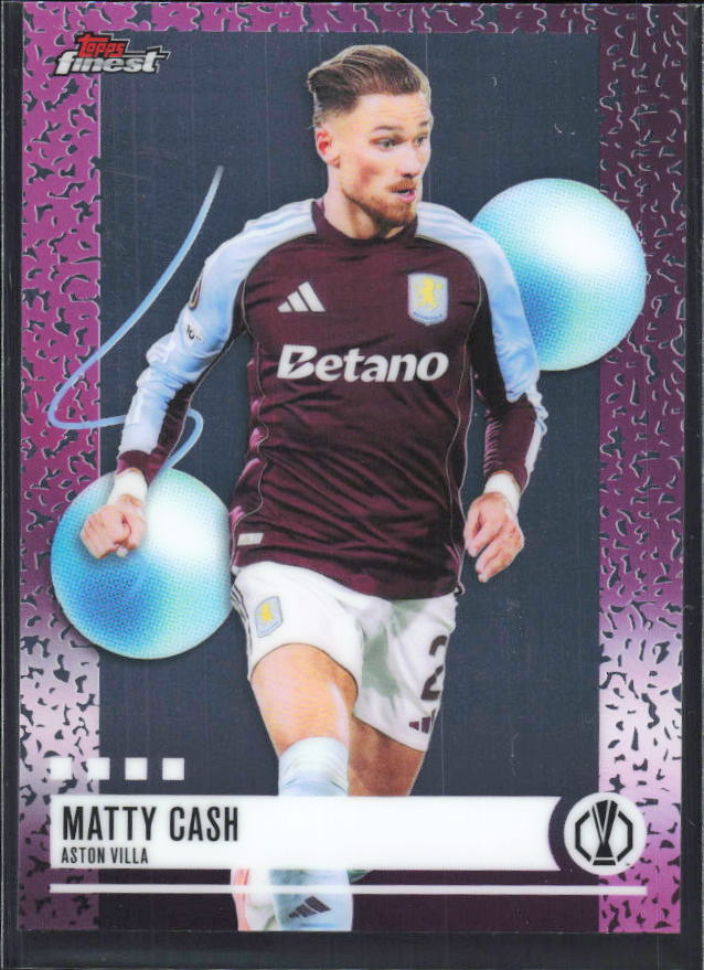 Matty Cash 2025-26 Finest UEFA Uncommon #207 – framsida