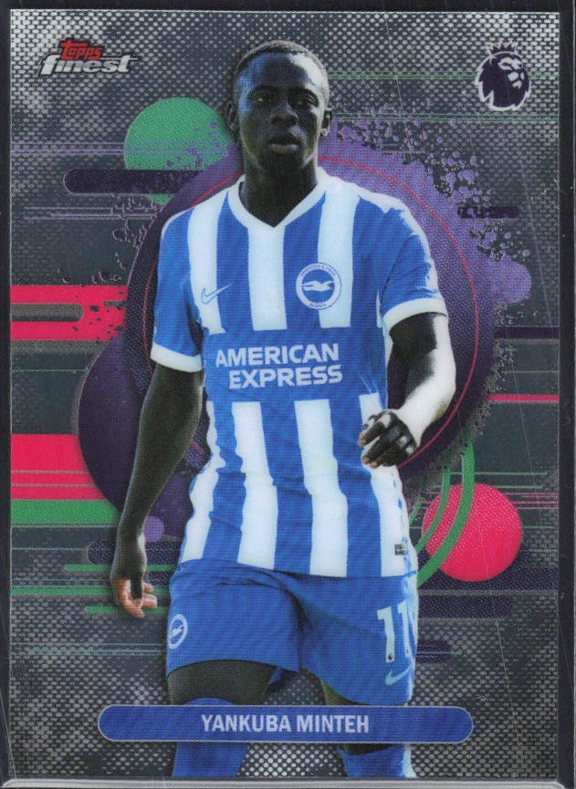 Yankuba Minteh 2025-26 Finest Premier League Uncommon #133 – framsida