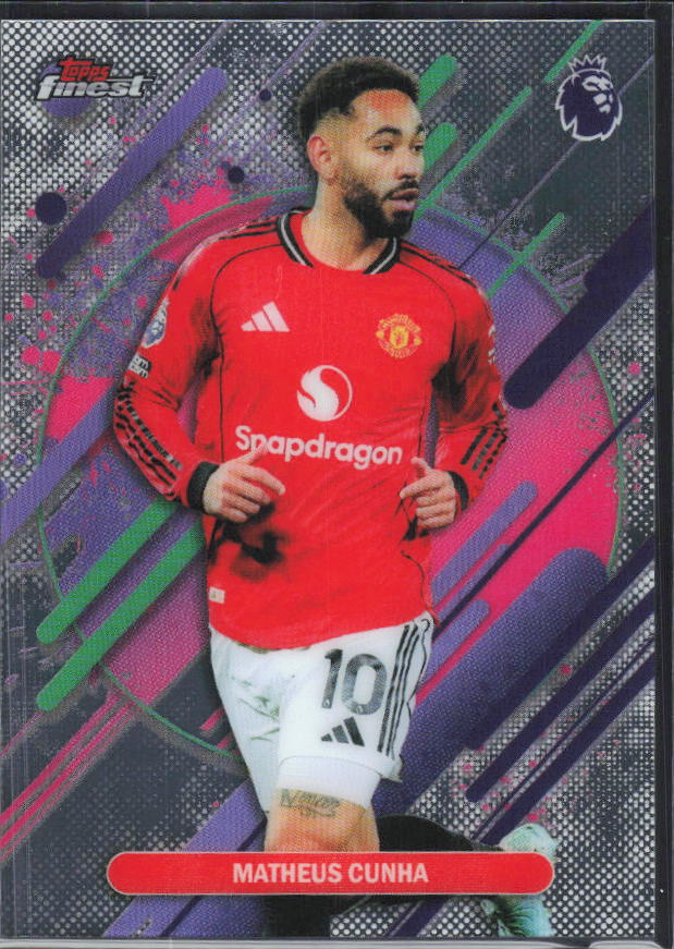 Matheus Cunha 2025-26 Finest Premier League Rare #272 – framsida