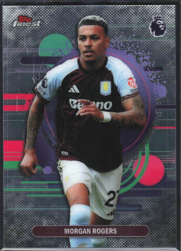 Morgan Rogers 2025-26 Finest Premier League Uncommon #117 – framsida