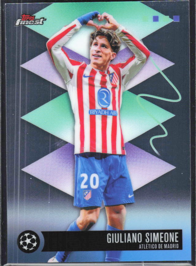 Giuliano Simeone 2025-26 Finest UEFA Rare #431 – framsida