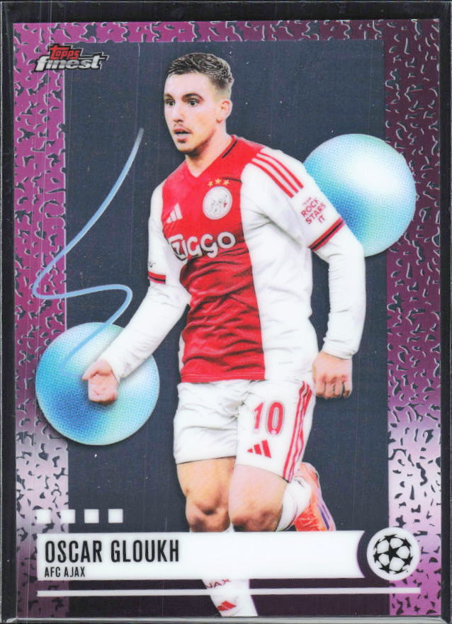 Oscar Gloukh 2025-26 Finest UEFA Uncommon #252 – framsida