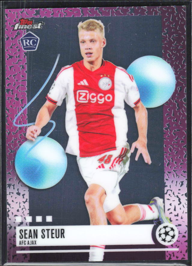 Sean Steur 2025-26 Finest UEFA Uncommon #283 – framsida