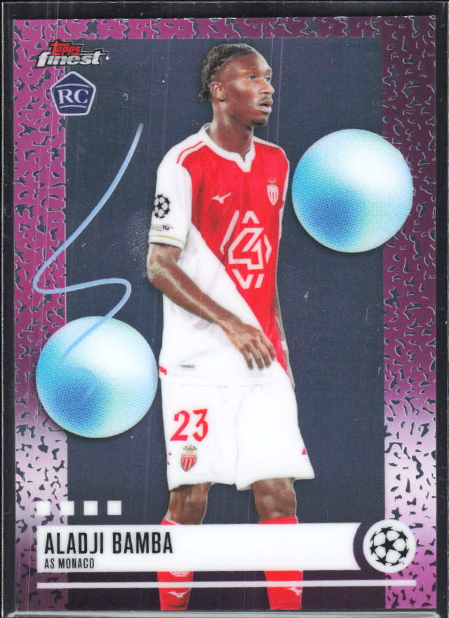 Aladji Bamba 2025-26 Finest UEFA Uncommon #289 – framsida
