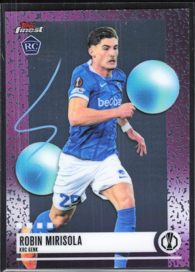 Robin Mirisola 2025-26 Finest UEFA Uncommon #364 – framsida