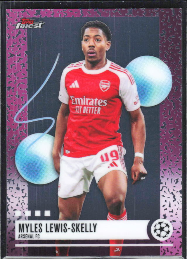 Myles Lewis-Skelly 2025-26 Finest UEFA Uncommon #286 – framsida