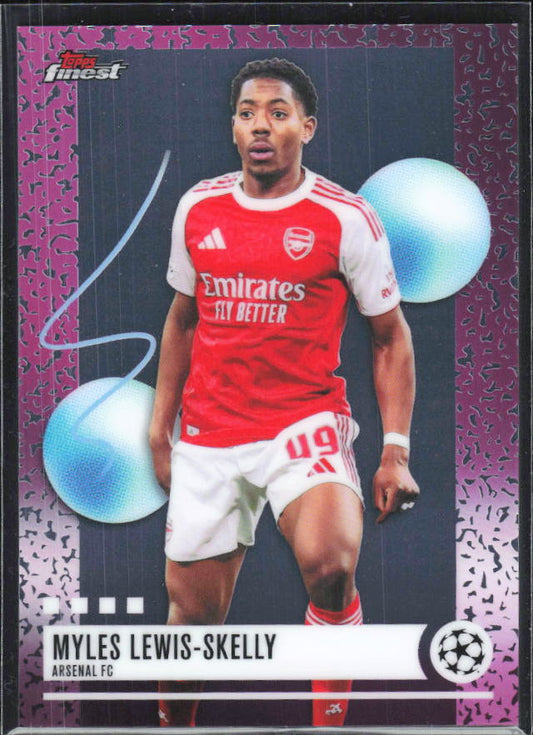 Myles Lewis-Skelly 2025-26 Finest UEFA Uncommon #286 – framsida