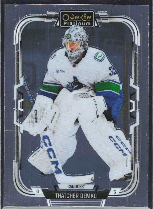Thatcher Demko 2025-26 O-Pee-Chee Platinum #179 – framsida