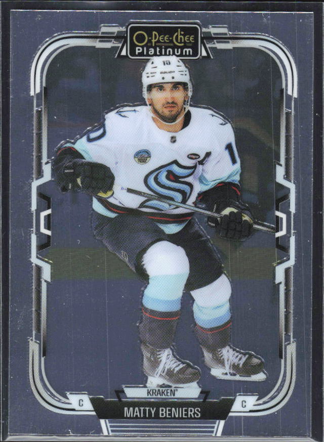 Matty Beniers 2025-26 O-Pee-Chee Platinum #144 – framsida