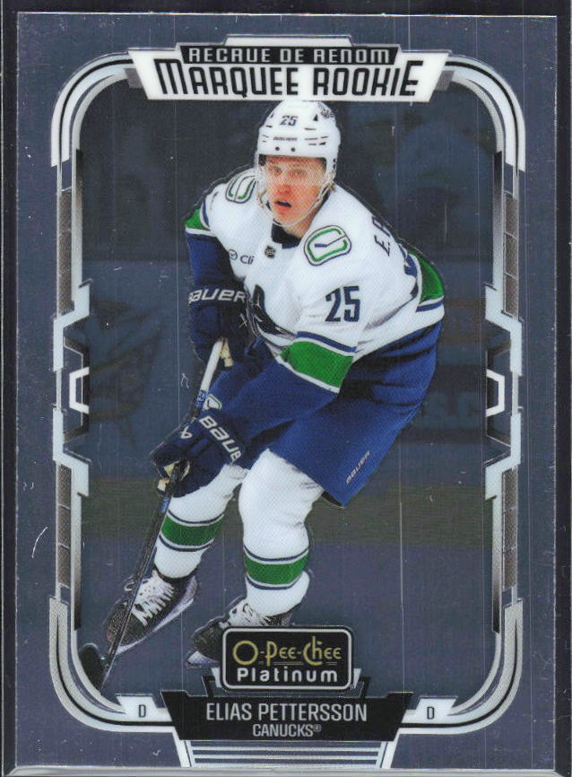Elias Pettersson 2025-26 O-Pee-Chee Platinum Marquee Rookies #261 – framsida