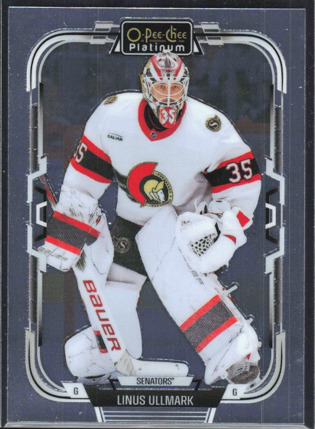 Linus Ullmark 2025-26 O-Pee-Chee Platinum #17 – framsida