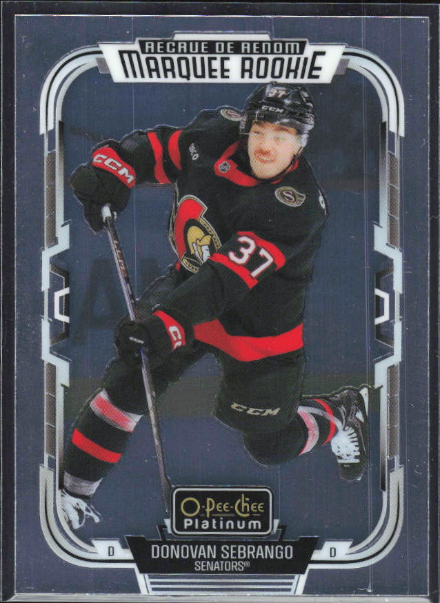 Donovan Sebrango 2025-26 O-Pee-Chee Platinum Marquee Rookies #242 – framsida