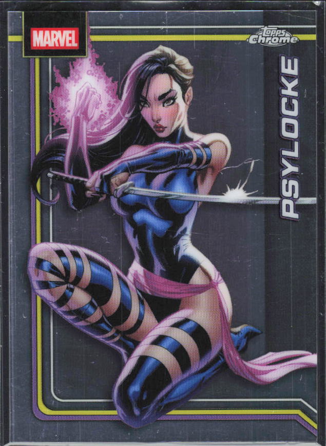 Psylocke 2026 Chrome Marvel #092 – framsida