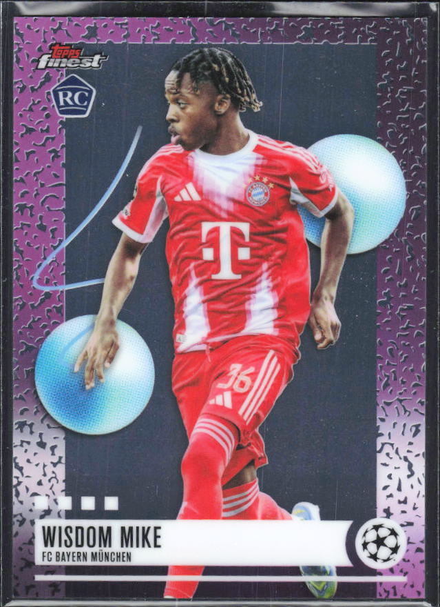 Wisdom Mike 2025-26 Finest UEFA Uncommon #222 – framsida