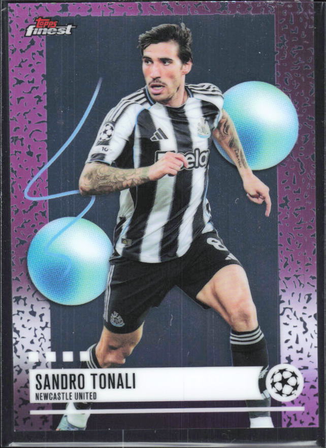 Sandro Tonali 2025-26 Finest UEFA Uncommon #395 – framsida