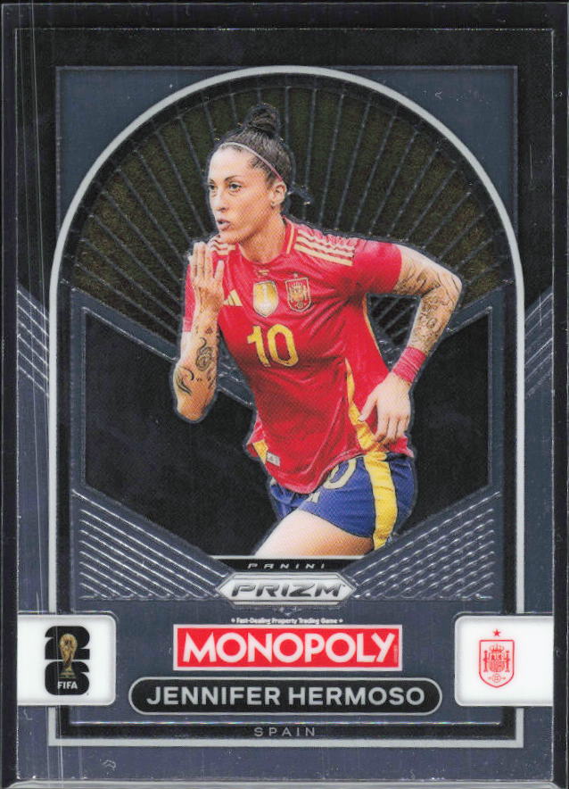 Jennifer Hermoso 2026 Monopoly Prizm FIFA World Cup #98 – framsida