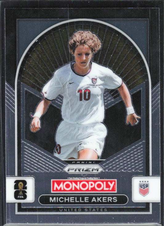 Michelle Akers 2026 Monopoly Prizm FIFA World Cup #90 – framsida