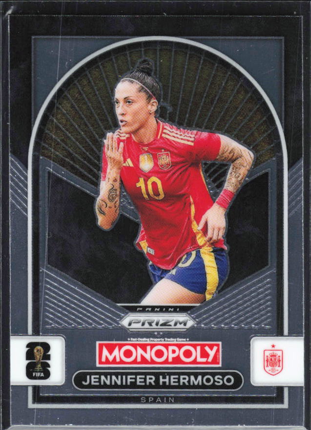 Jennifer Hermoso 2026 Monopoly Prizm FIFA World Cup #98 – framsida