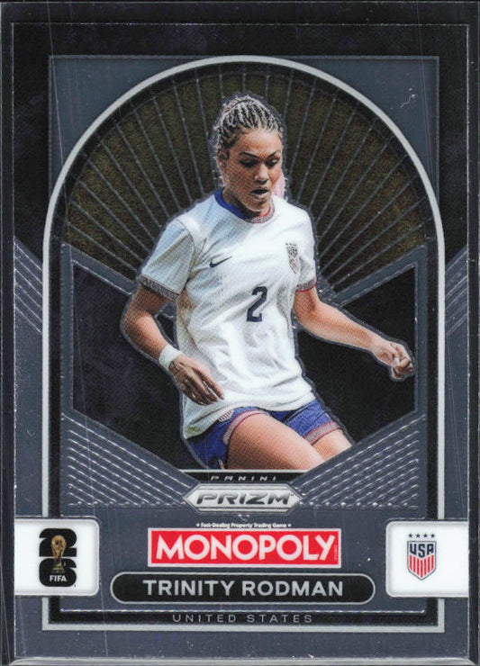Trinity Rodman 2026 Monopoly Prizm FIFA World Cup #94 – framsida