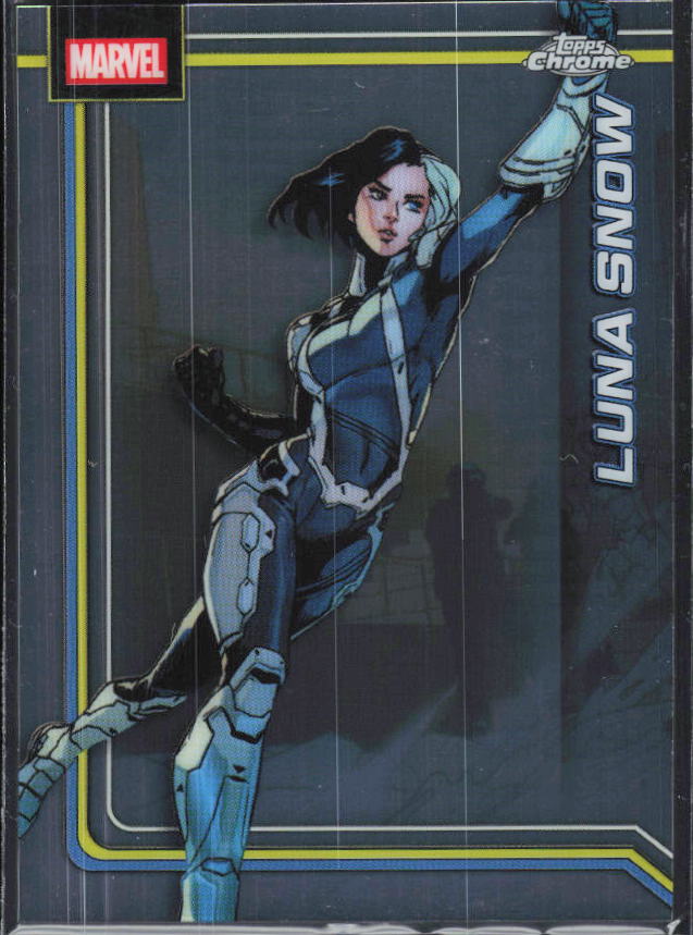 Luna Snow 2026 Chrome Marvel #132 – framsida