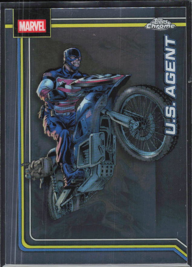U.S. Agent 2026 Chrome Marvel #182 – framsida
