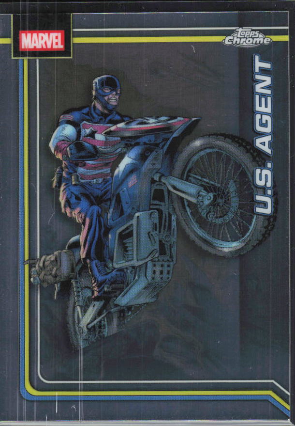 U.S. Agent 2026 Chrome Marvel #182 – framsida