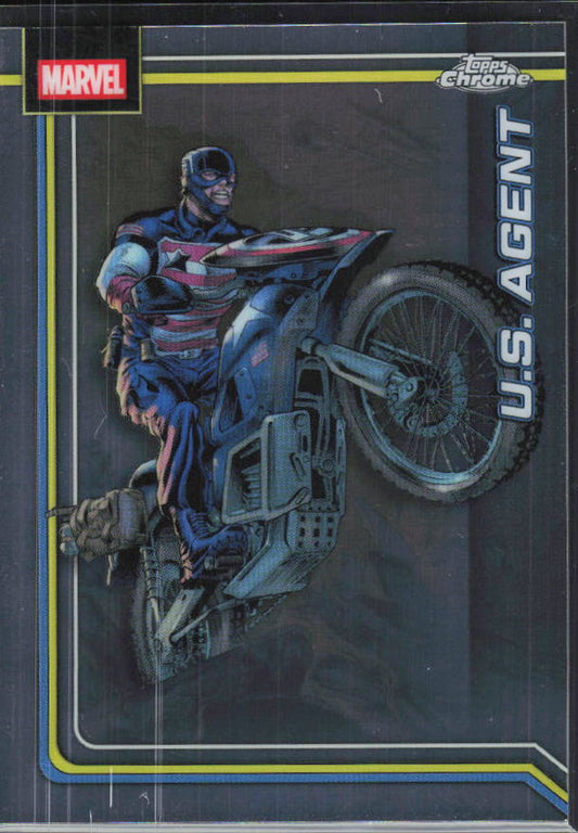 U.S. Agent 2026 Chrome Marvel #182 – framsida