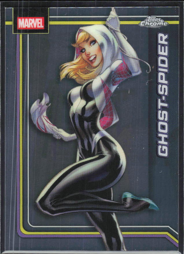 Ghost-Spider 2026 Chrome Marvel #042 – framsida