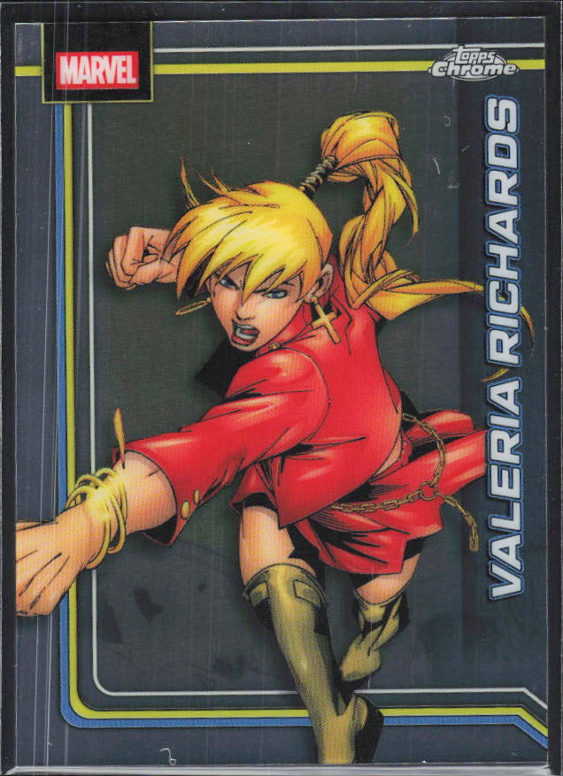 Valeria Richards 2026 Chrome Marvel #186 – framsida