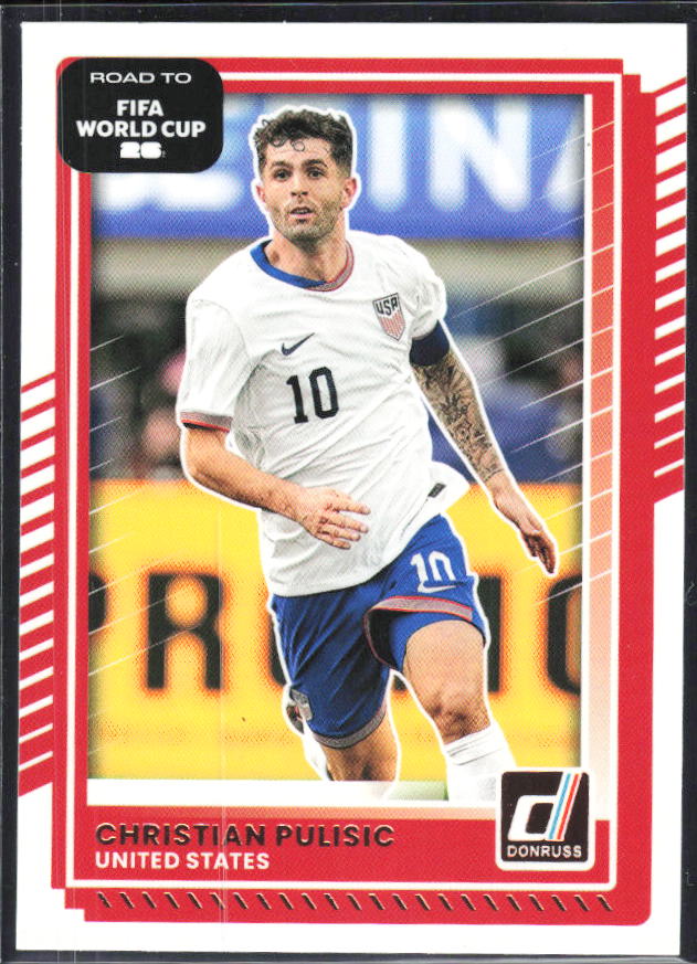 Christian Pulisic 2025-26 Donruss Road to FIFA World Cup #25 – framsida